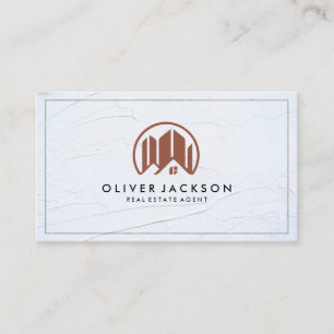 Lux Gold Foil Real Estate Agent Construction Business Card