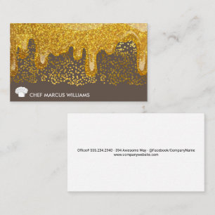 Lux Gold Speck   Executive Chef Business Card