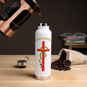 Lux in Tenebris - Rosary 01 Water Bottle