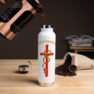 Lux in Tenebris - Rosary 01 Water Bottle
