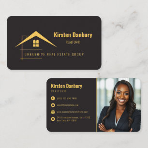 Lux Professional Real Estate Photo Business Cards