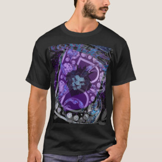 Lux style black Lyon velvet 3 T-Shirt