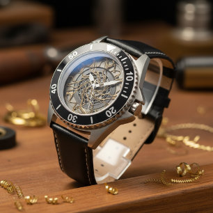 Luxe 3D Dial Watch