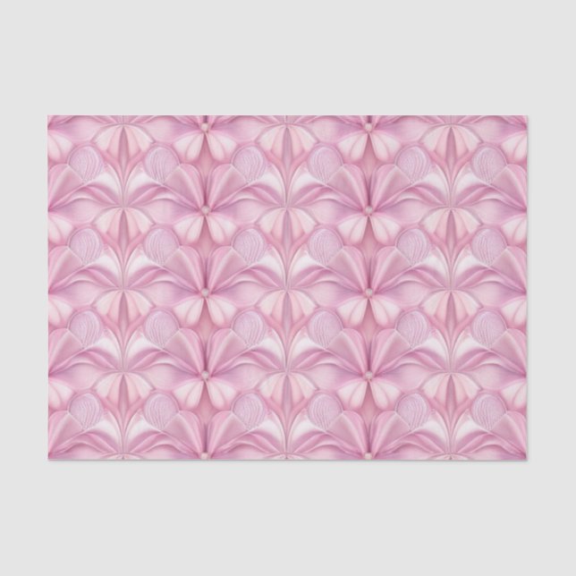 Luxe AI Art Pink Lavender Silky  Tissue Paper (Front)