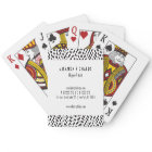 Luxe Black Confetti Dots II with Gold Bar