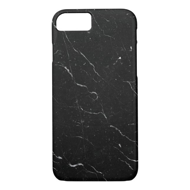 Luxe Black Marble iPhone Case (Back)