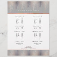 Luxe Blush Confetti Rain Pattern Grey