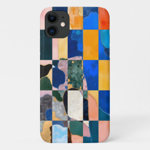 Luxe Chequerboard Curtain iPhone 11 Case