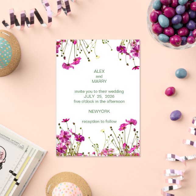 Luxe Clear Acrylic Wedding Invitation  (Insitu (Celebration))