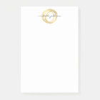 Luxe Faux Gold Painted Circle Designer Logo