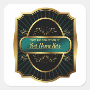 LUXE From the Collection of:  Square Sticker