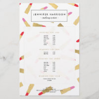 Luxe Glam Lipstick Pattern Makeup Artist