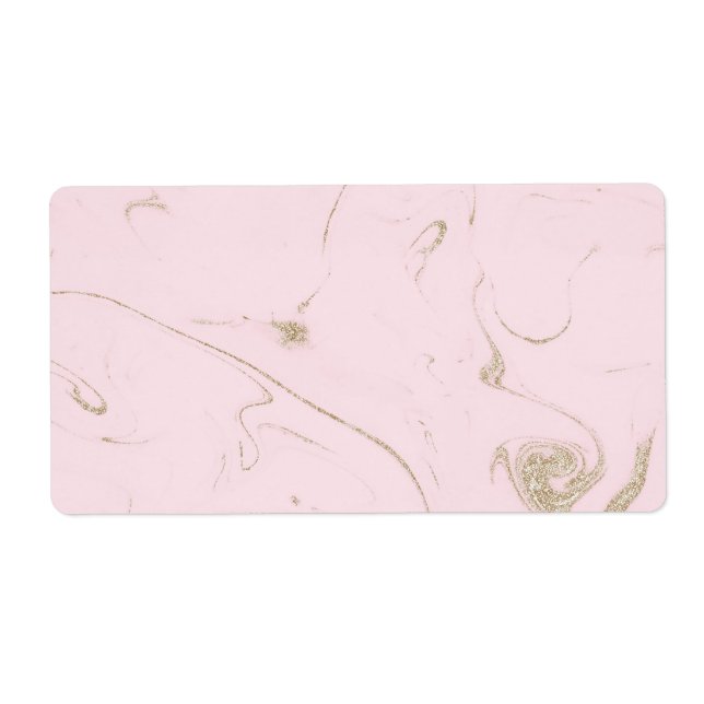 Luxe gold and blush marble image (Front)