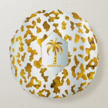 Luxe Gold Palm Safari Chic Decorative 