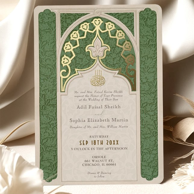 Luxe Islamic Lace Green Wedding (Creator Uploaded)