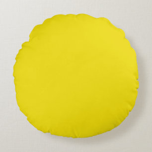 Luxe Lemon Round Cushion