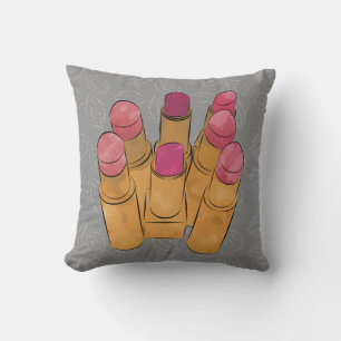 Luxe Lipstick Kiss Cushion