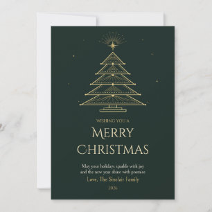 Luxe Moderne Family Christmas Card