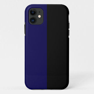 Luxe Navy and Black CUSTOMIZABLE iPhone Cases
