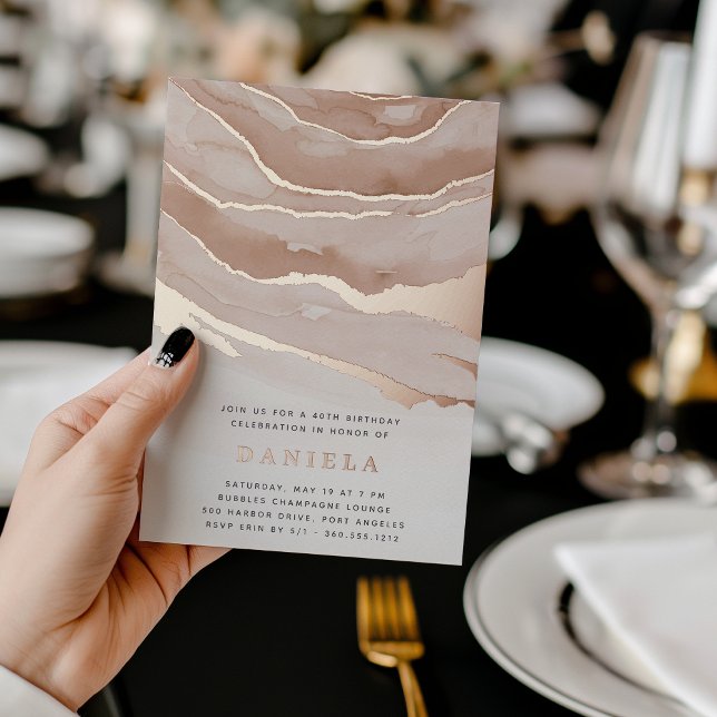 Luxe Neutral Marble Birthday Party or Any Occasion (Creator Uploaded)