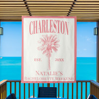 Luxe Palm Trees Charleston Coastal Bachelorette