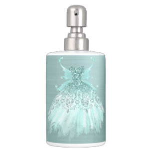 Turquoise Bath Accessory Sets Zazzle Co Uk