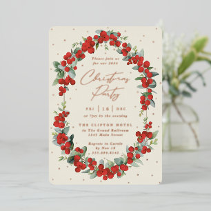 Luxe Red Berry + Eucalyptus Christmas Party