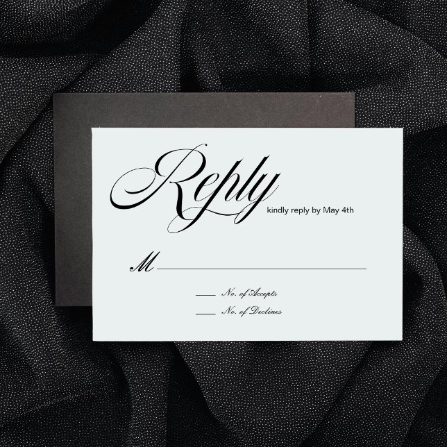 Luxe Script RSVP Card (Creator Uploaded)