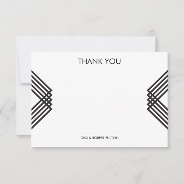 Luxe Stripes Thank You (Front)