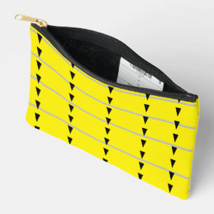 Luxe Sunflower Gold Travel  Accessory Pouch