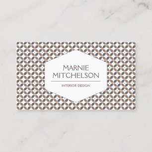 LUXE VINTAGE GLAMOUR BUSINESS CARD