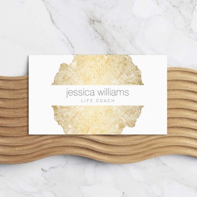 Luxe Wood Effect Art Business Card (Creator Uploaded)