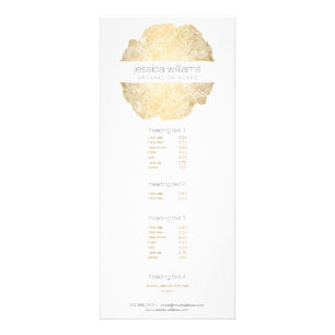 Luxe Wood Effect Art Rack Card