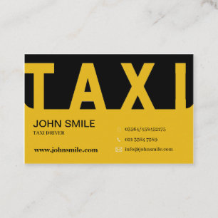 LuxeCab Business Card