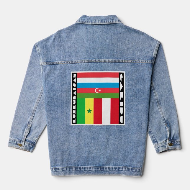 Luxembaijan and Galiru Denim Jacket (Back)