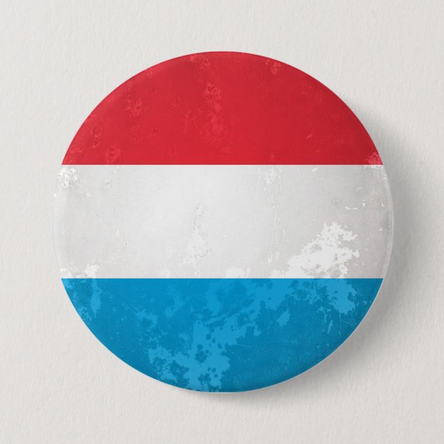 Luxembourg 7.5 Cm Round Badge (Front)
