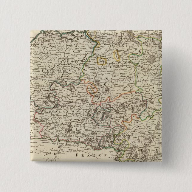Luxembourg, Belgium 15 Cm Square Badge (Front)