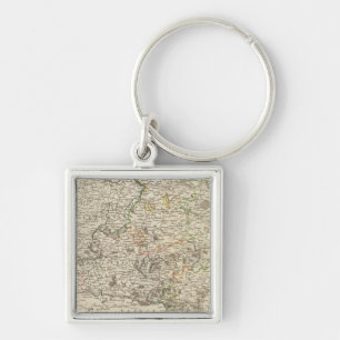 Luxembourg, Belgium Key Ring