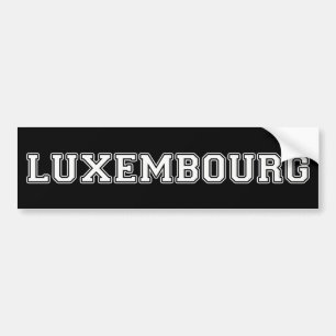 Luxembourg Bumper Sticker