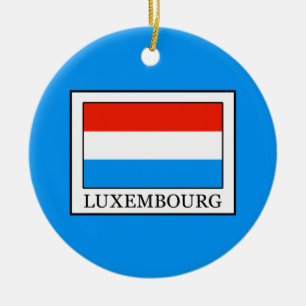 Luxembourg Ceramic Tree Decoration