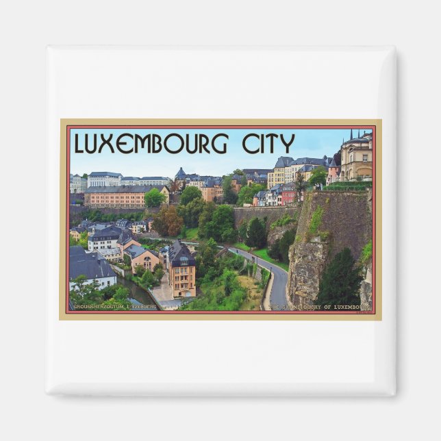 Luxembourg City Magnet (Front)