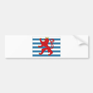 Luxembourg Civil Ensign Bumper Sticker