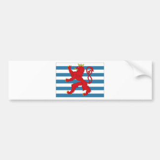 Luxembourg Civil Ensign Bumper Sticker