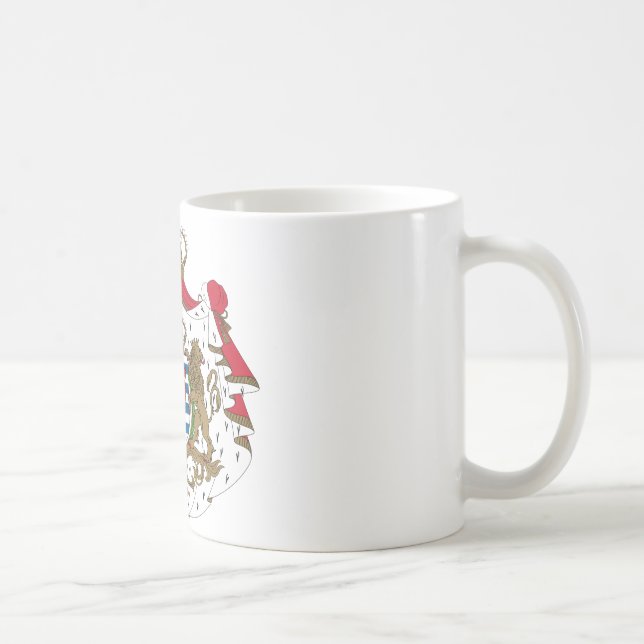 Luxembourg Coat Of Arms Coffee Mug (Right)