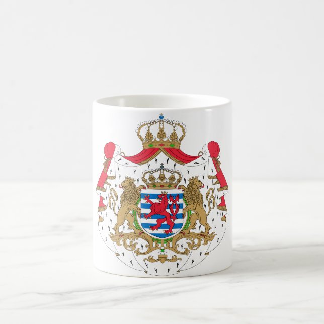 Luxembourg Coat of Arms Coffee Mug (Center)