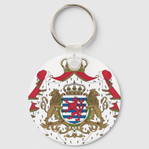 Luxembourg Coat Of Arms Key Ring