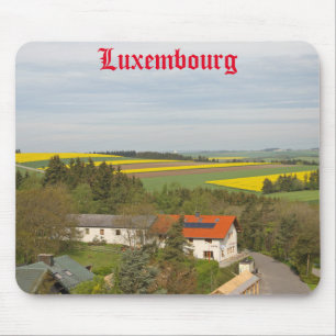 Luxembourg countryside mouse mat