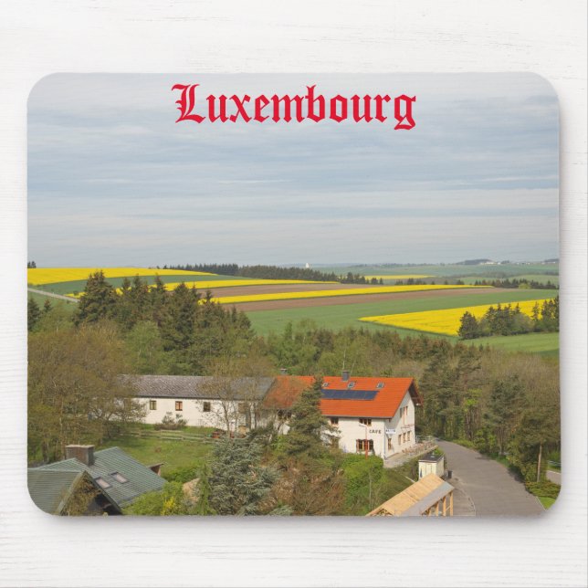 Luxembourg countryside mouse mat (Front)