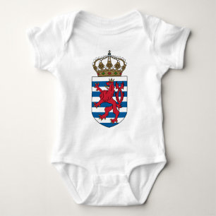 luxembourg emblem baby bodysuit
