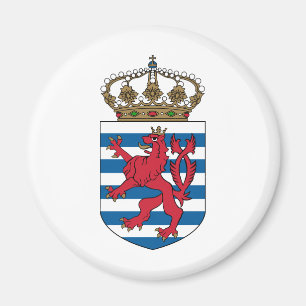 luxembourg emblem magnet